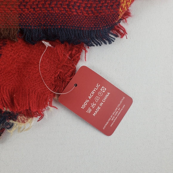 Willow Collective Blanket Scarf in Fall Festive colors NWT - Picture 2 of 6